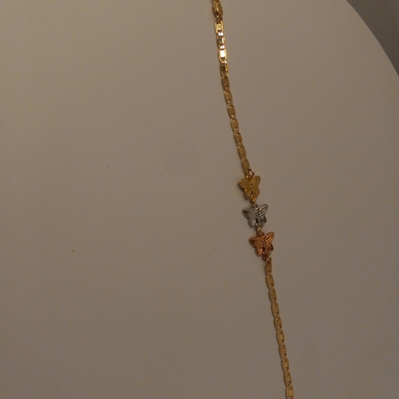 Gold Layered Woman Bracelet Butterfly/ORO LAMINADO - Picture 3 of 8